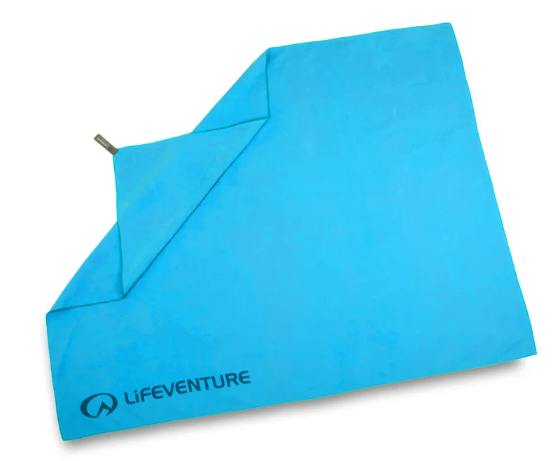 Lifeventure Softfibre Trek Towel Small Blue-1